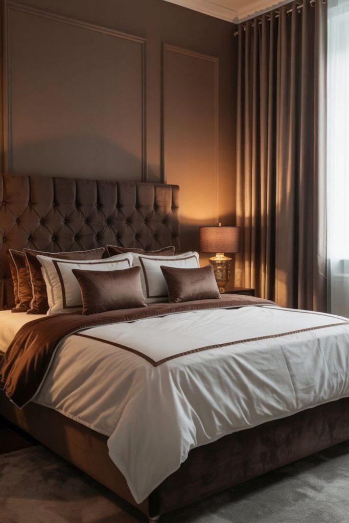 Bronze Mirage Hall bronze-lit warm luxury chamber