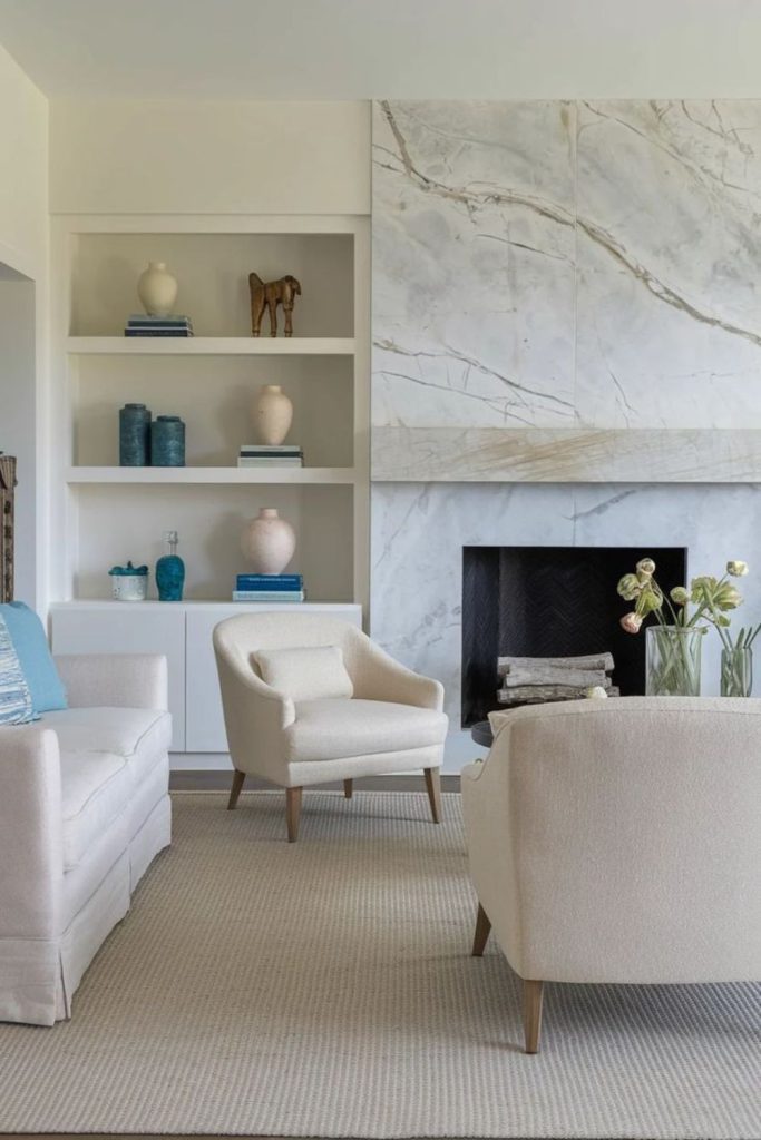 Minimalist polished subtle calming interior