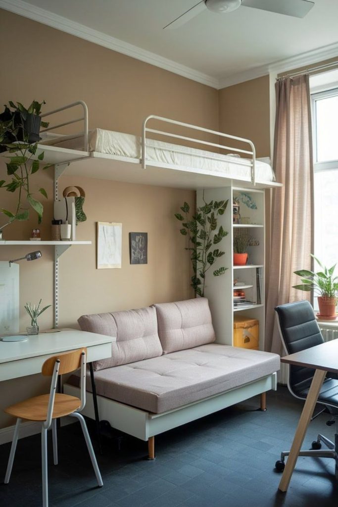 Small studio doubles as art space