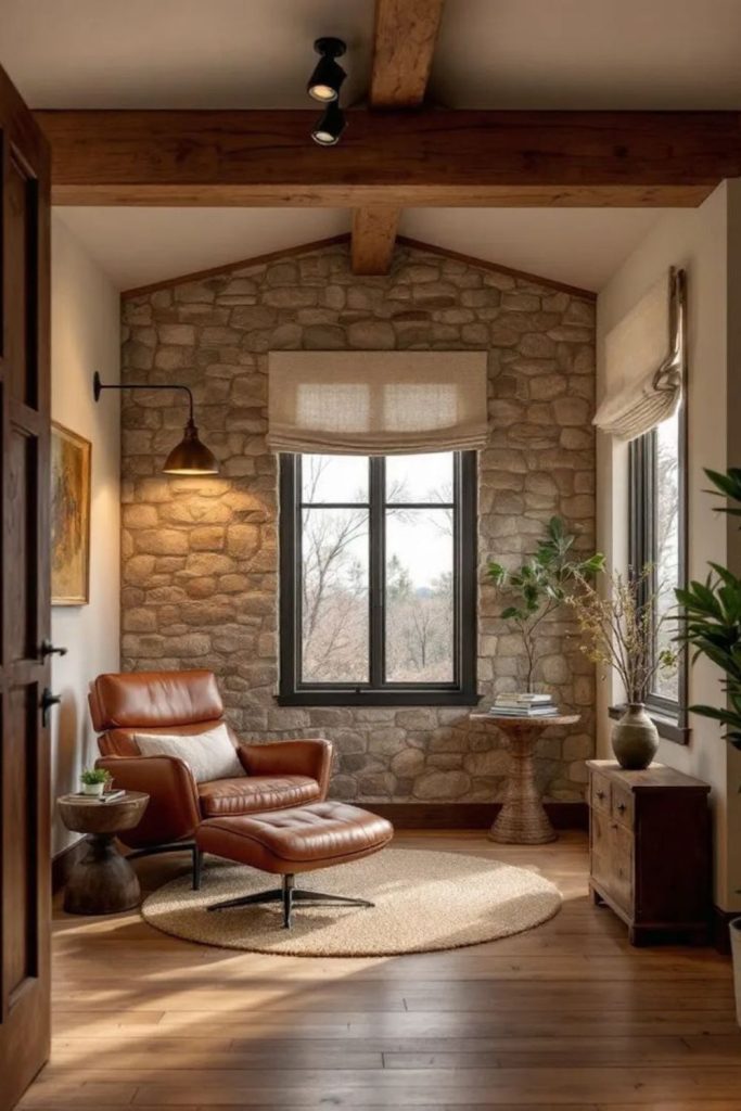 Cozy corner country style interior