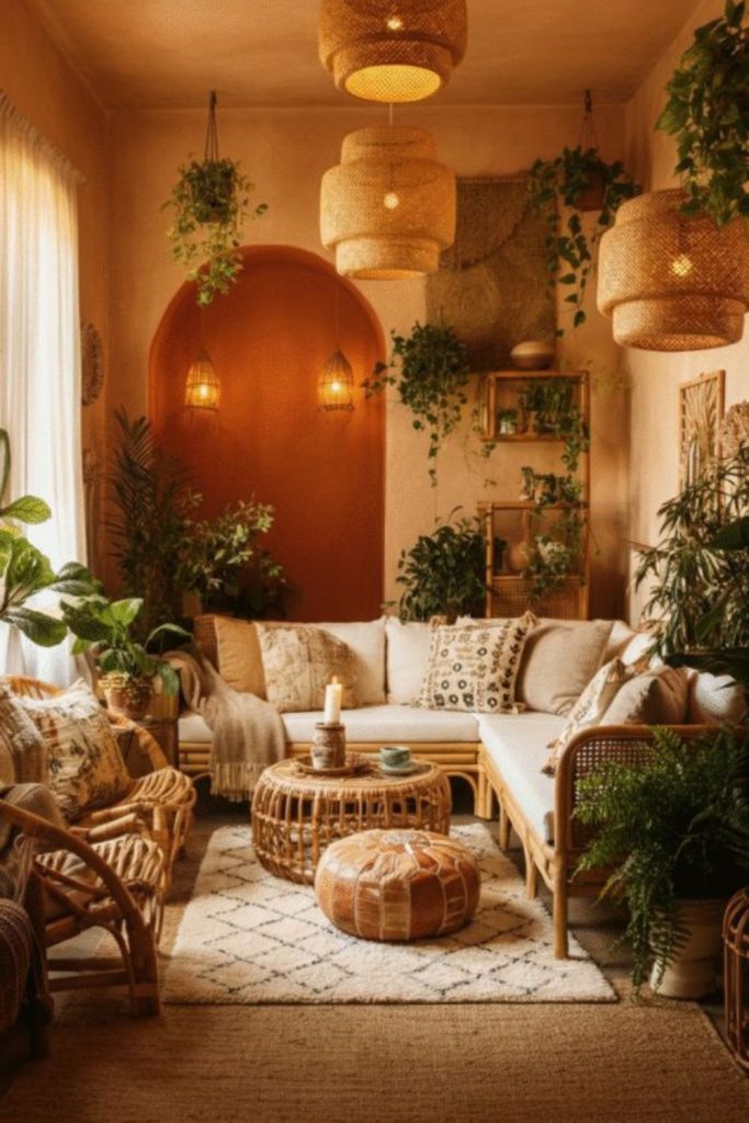 Desert bloom warm sunny interior