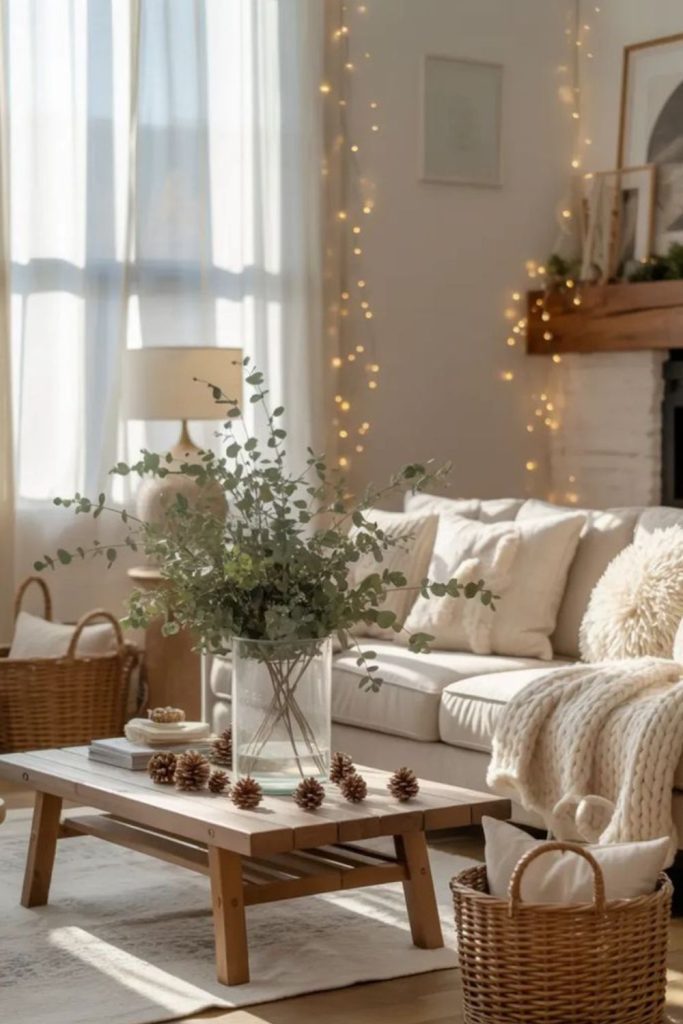 Neutral January home refresh style