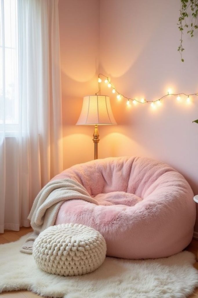 Pastel soft beanbags dreamy cloud