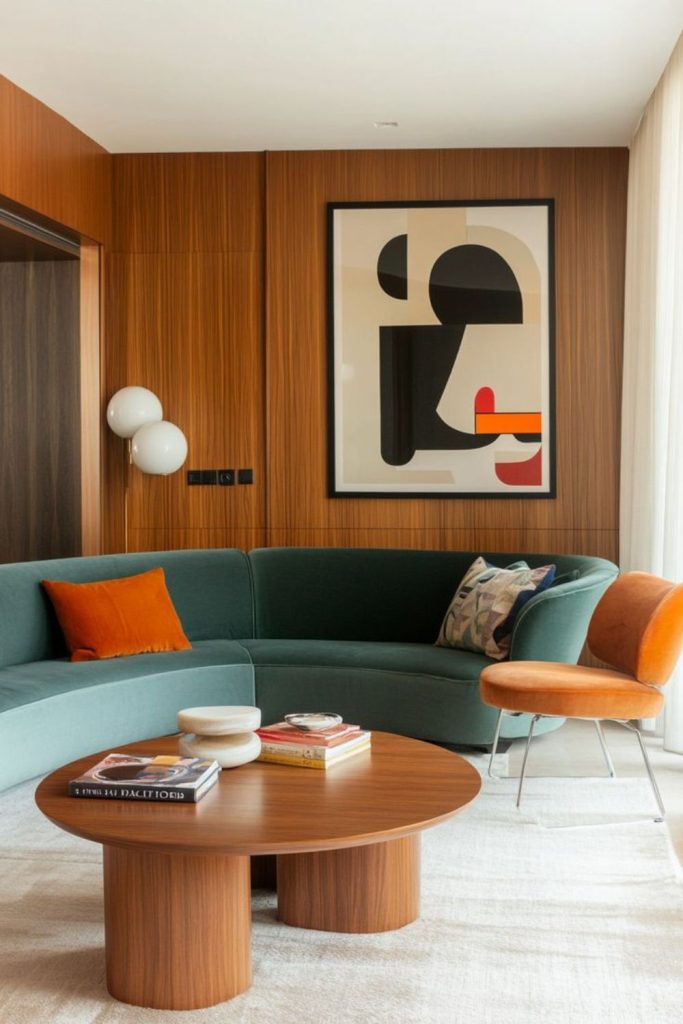 Pop art midcentury time capsule room