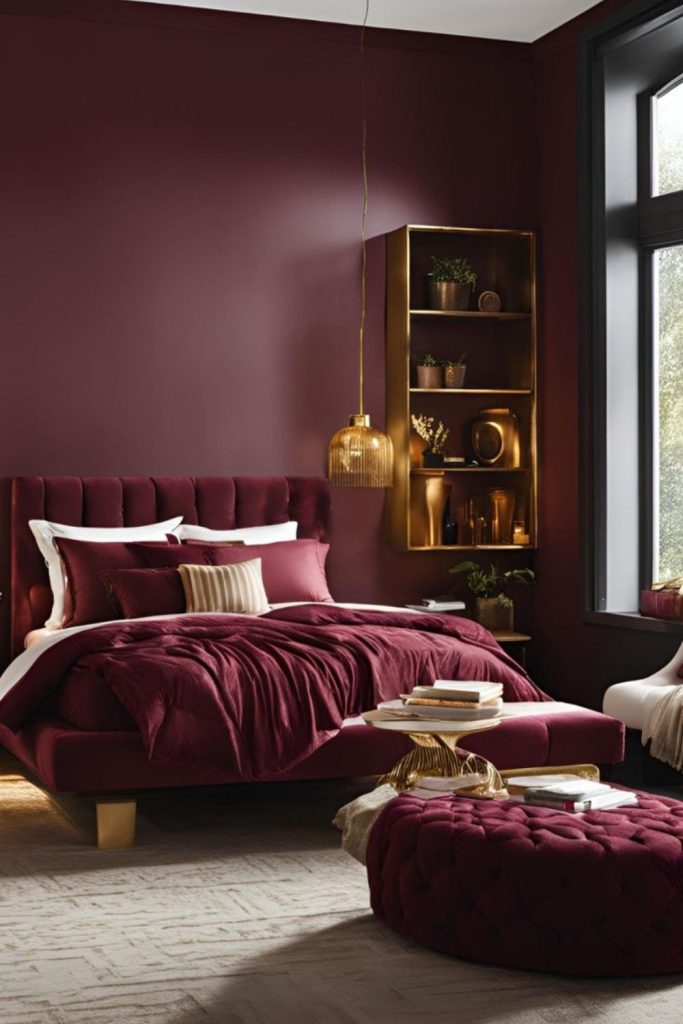 Sangria eclectic boho artistic bedroom
