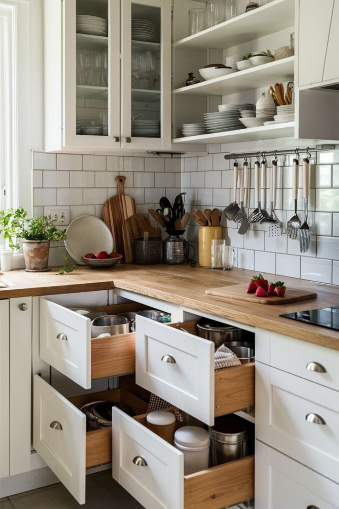Modular drawers maximize organization efficiently