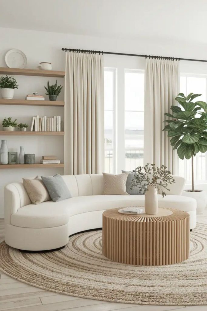 Rounded soft elegant lounge design