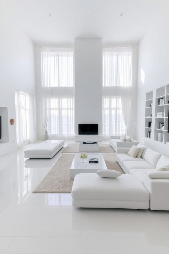 Fabric panels soft cozy interior