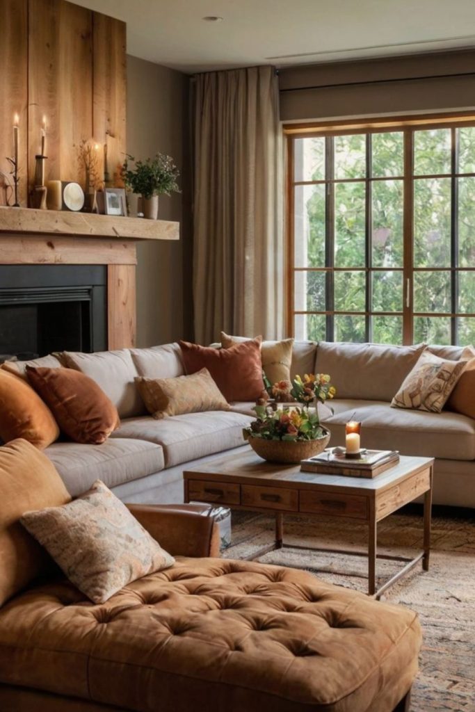 Sunset ridge scenic living room