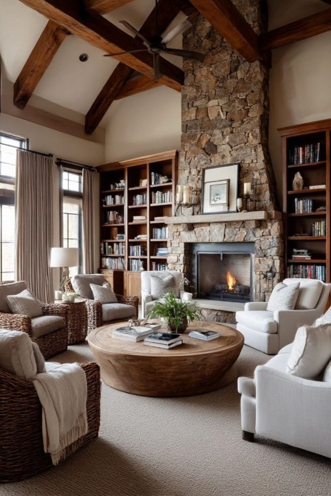 Timber grove cozy country interior