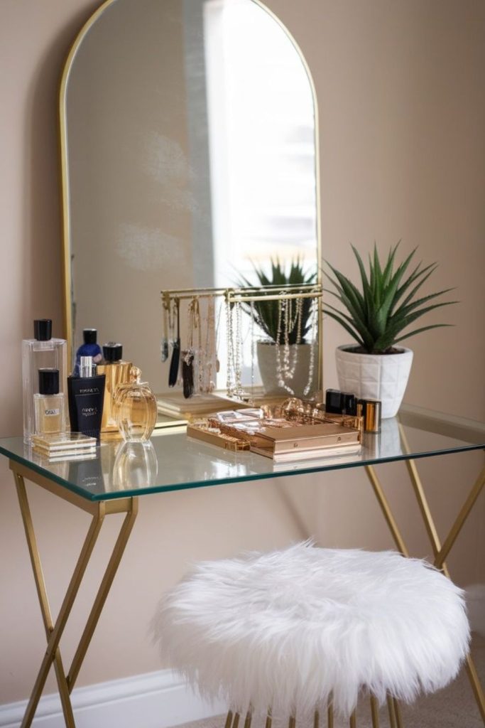 Sleek urban minimalist vanity style