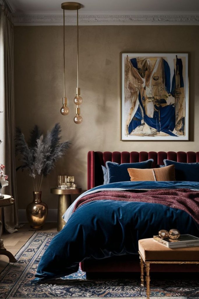 Velvet Reef Chamber velvet reef-toned bedroom theme