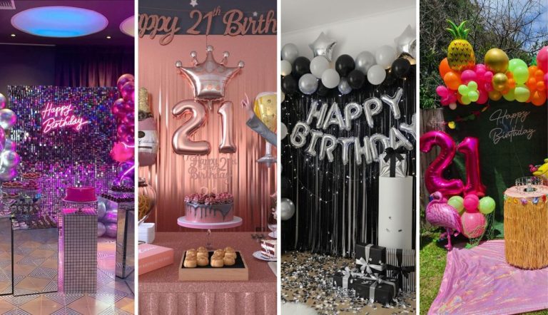 21st Birthday Ideas for Girls Party Decoration