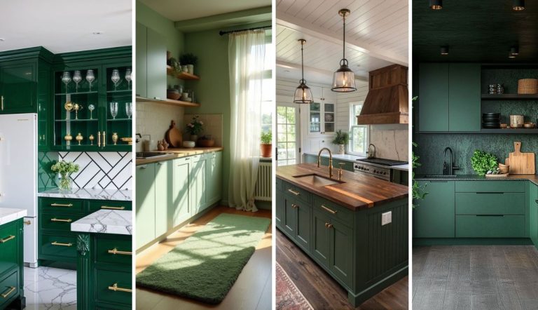 29 Beautiful Green Kitchen Ideas