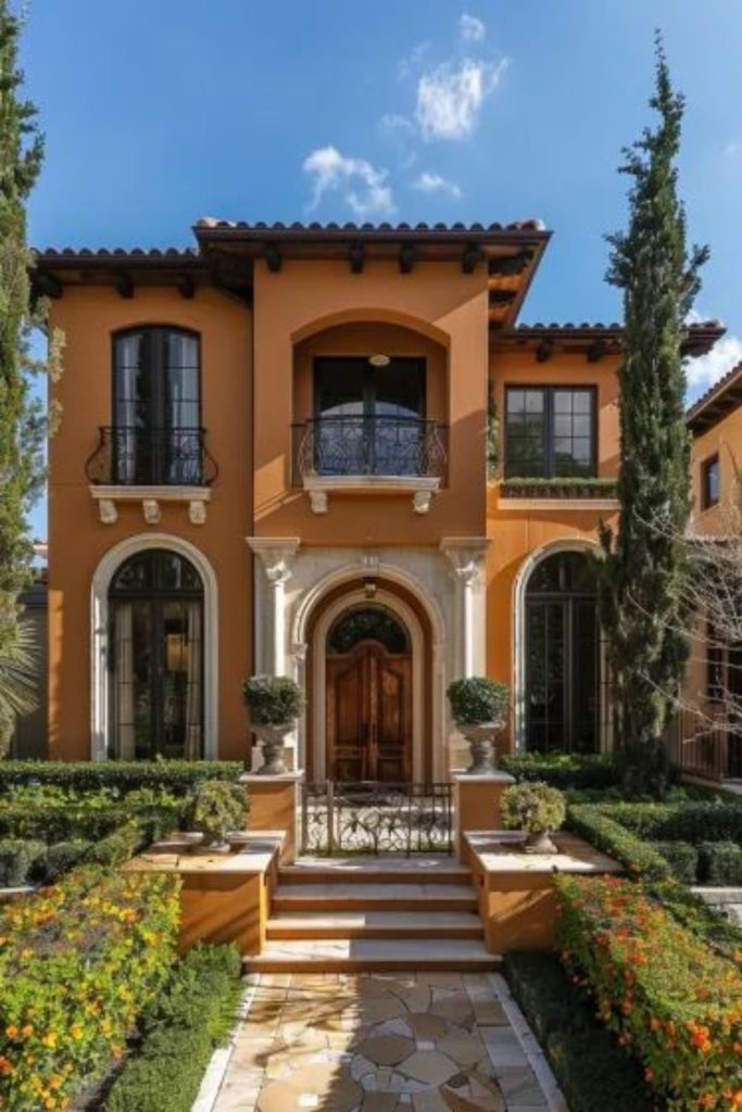 Coral and olive tree villa