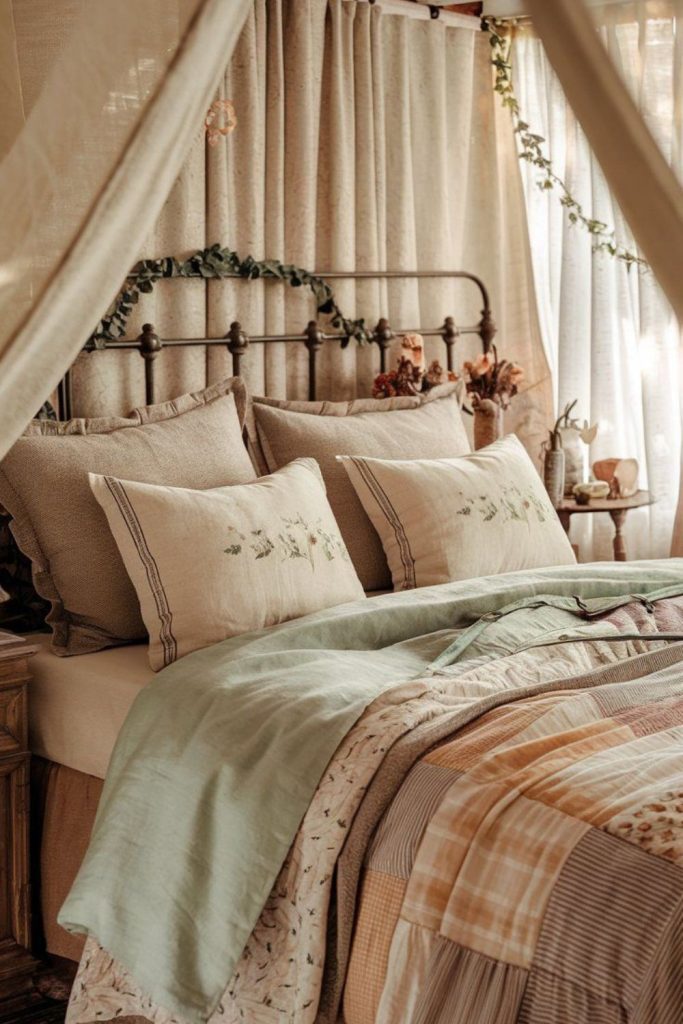 Daisy jars on sunny windowsill