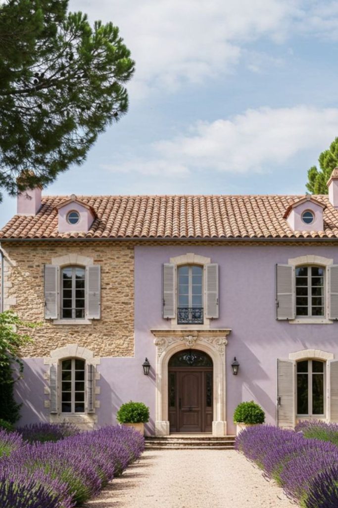 Lavender-scented terracotta villa retreat