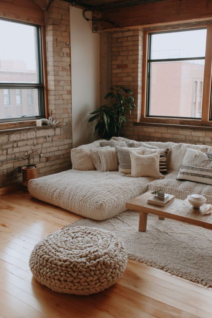 Tatami mat, bonsai, serene tiny space