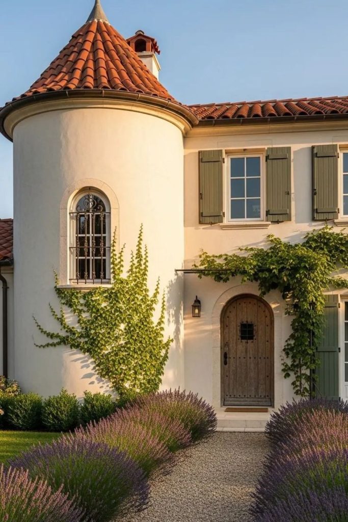 Olive-canopied villa with sea view