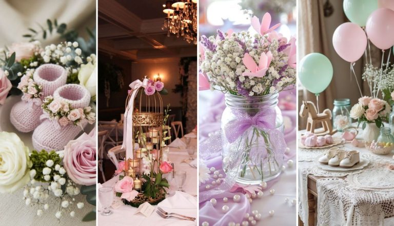 33 Cute Baby in Bloom Table Decor Ideas