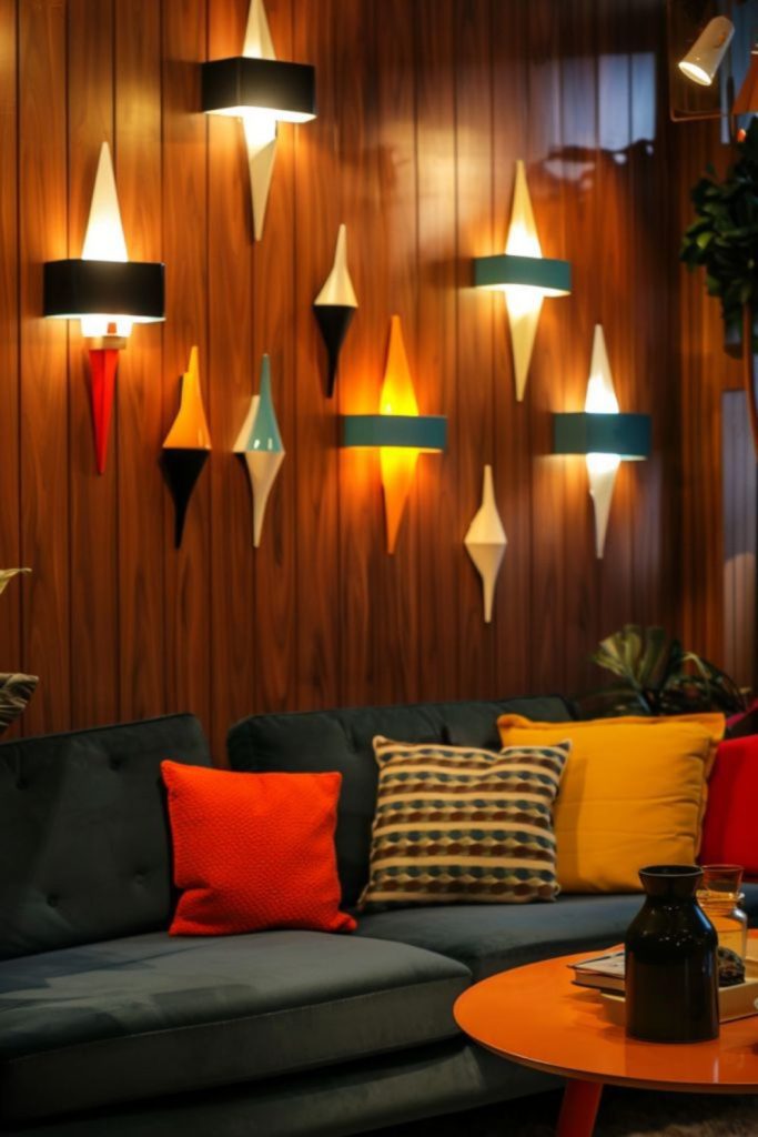 DIY sconces add dramatic ambiance