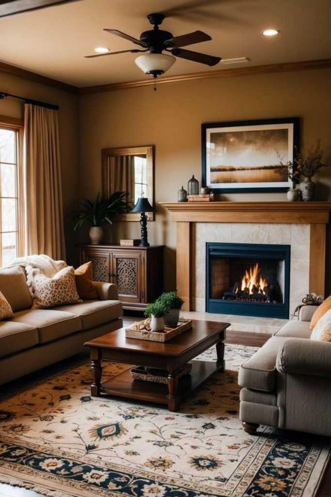 Timeless traditional American classic décor