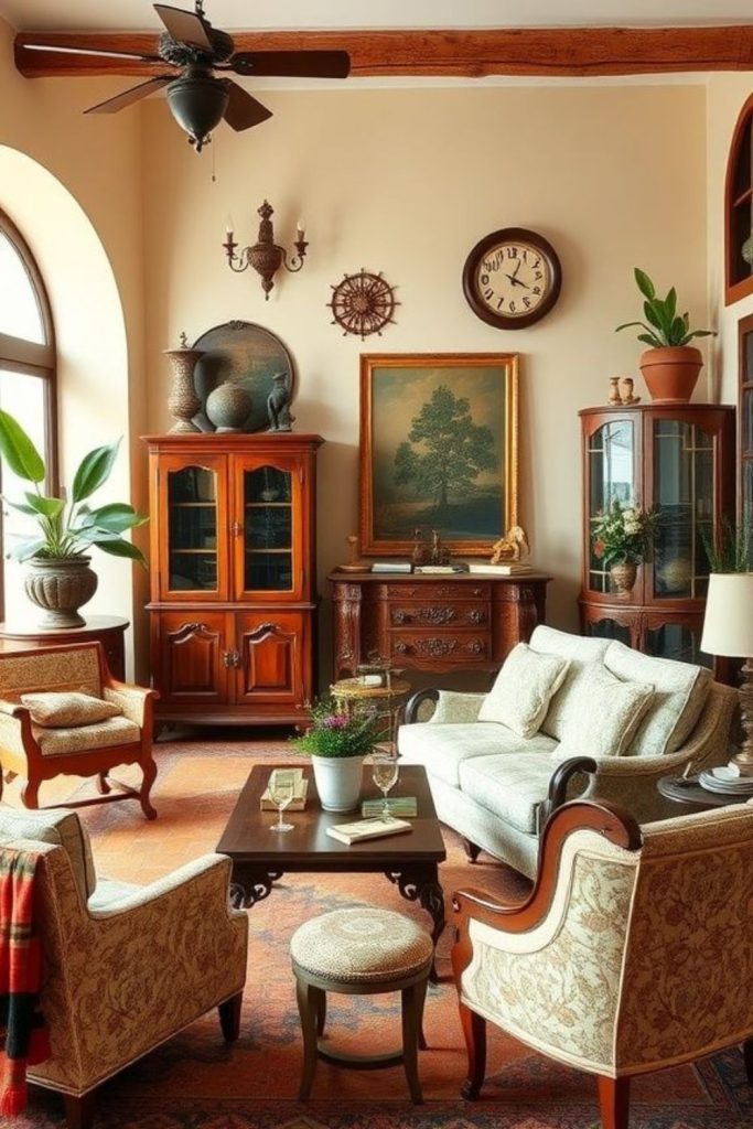 Stately classical Greek inspired interior