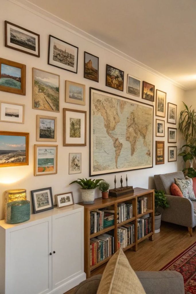 Diverse artifacts blending global visual storytelling.