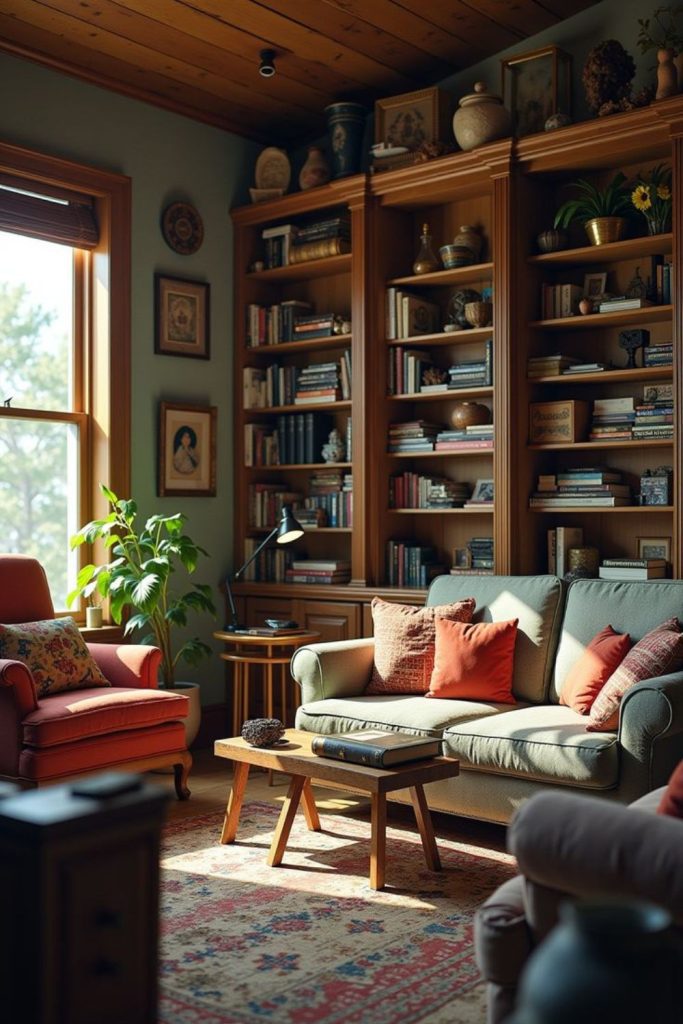 Room with cabinets and curios