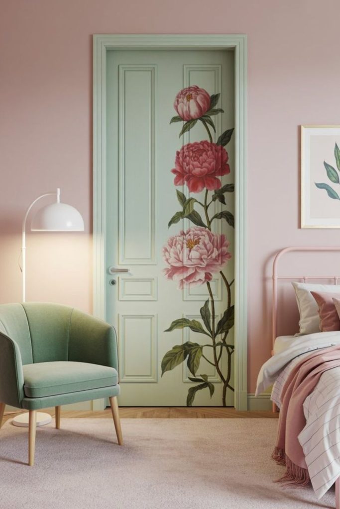 Painted doors providing instant character boost.