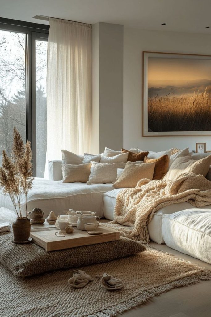 Triangle seating pods intimate gathering clusters