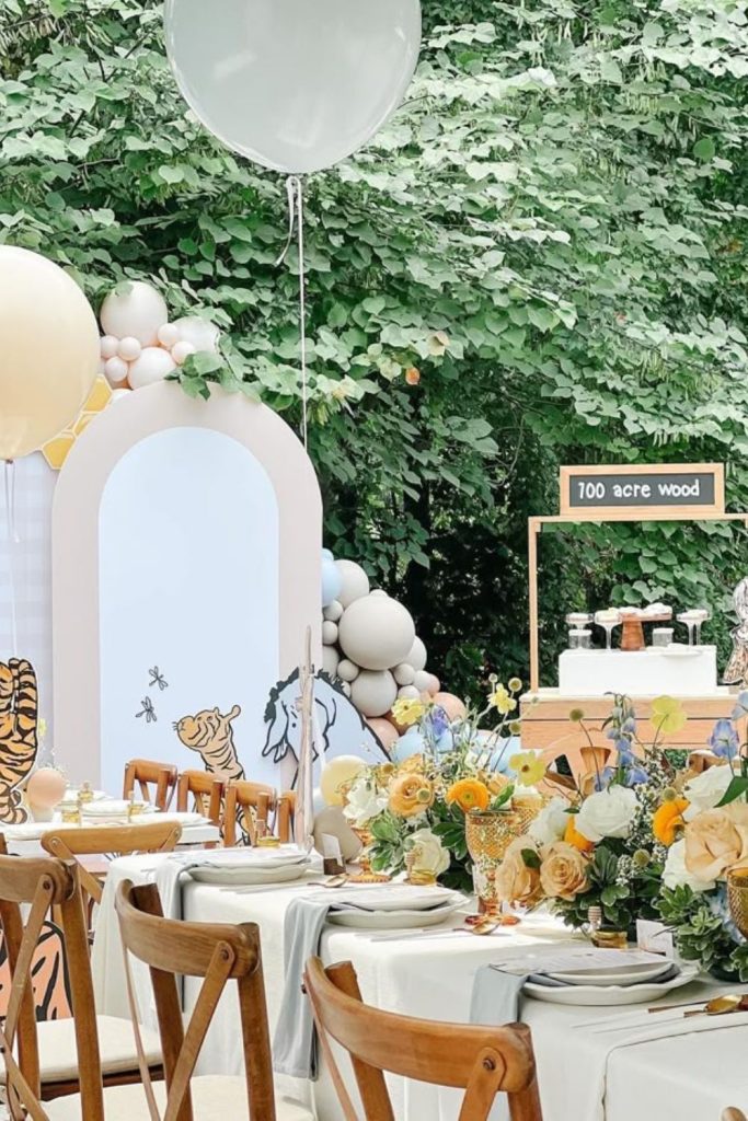 Hundred Acre game station decor.