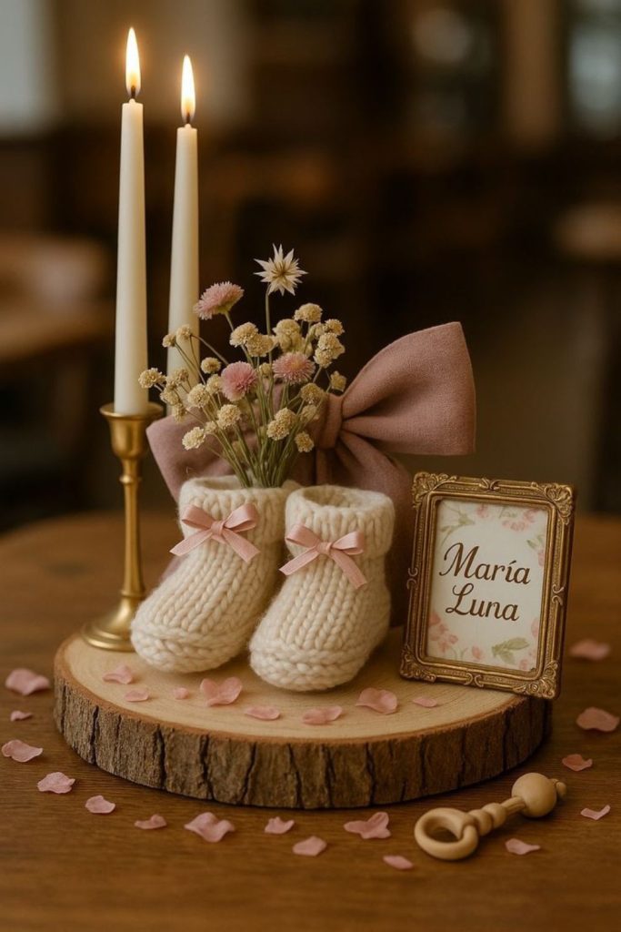 Wooden crate meadow flowers