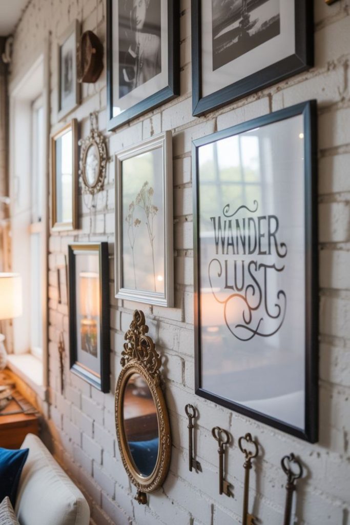 Shiny metallic frames catching scattered light.