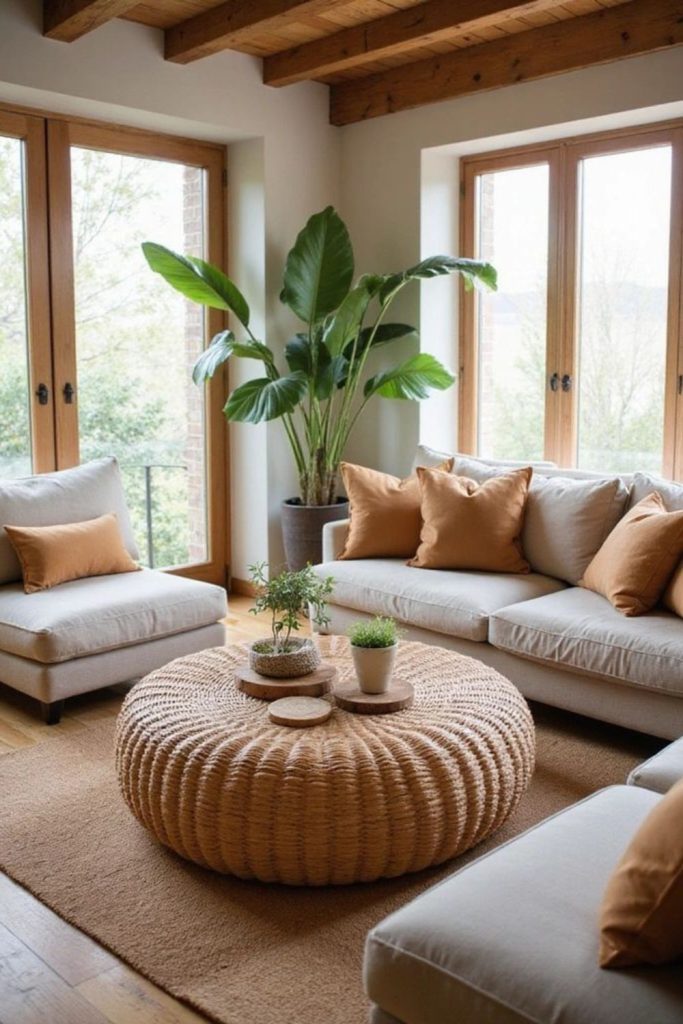 Decluttered spaces evoking calm clarity naturally.