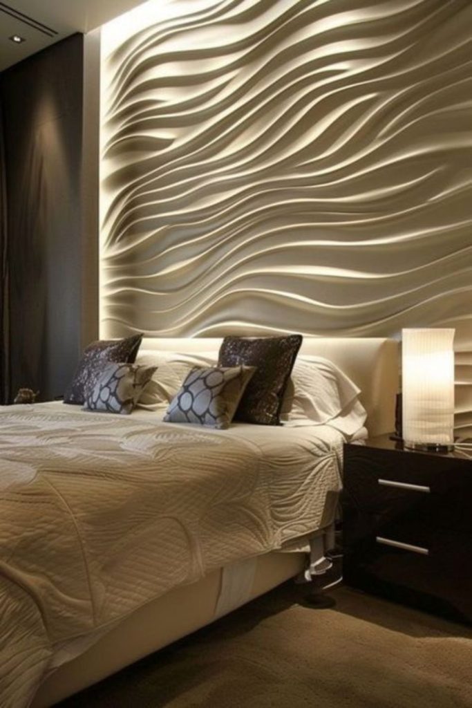 Wall cutouts casting shifting shadows