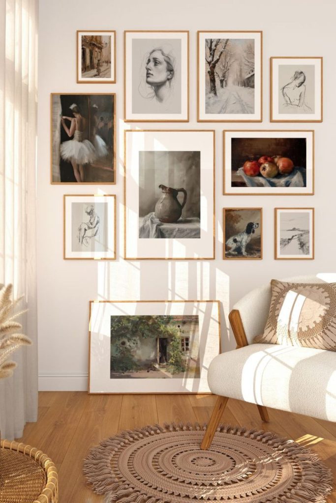 Playful sketches narrating fragmented visual stories.