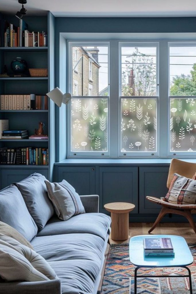 Patterned films add privacy creatively