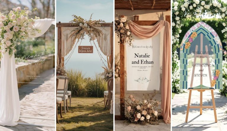 30 Most Beautiful Wedding Signage Ideas Entrance