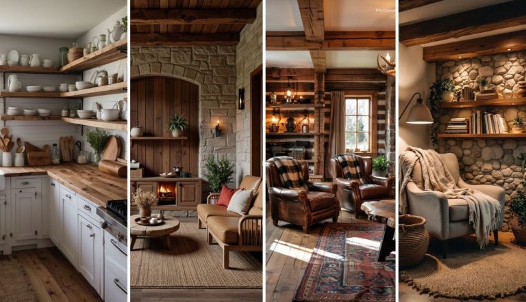 32 Primitive Homes Interiors