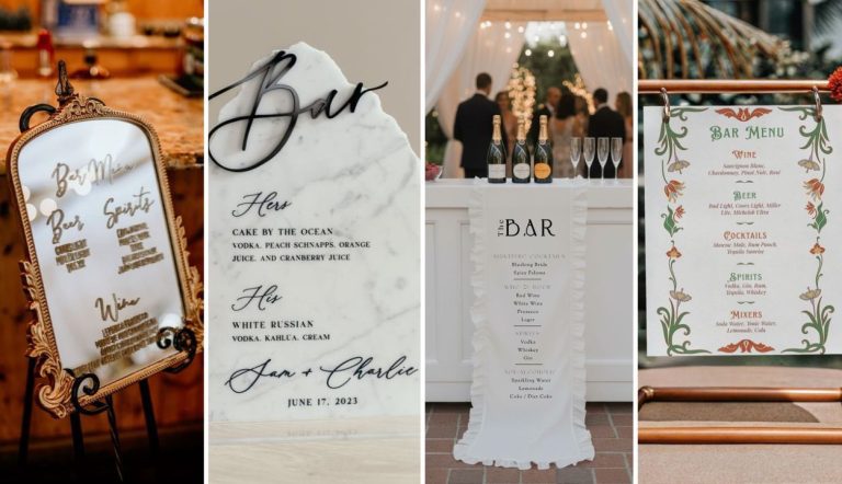 35 Stylish Wedding Bar Sign Ideas