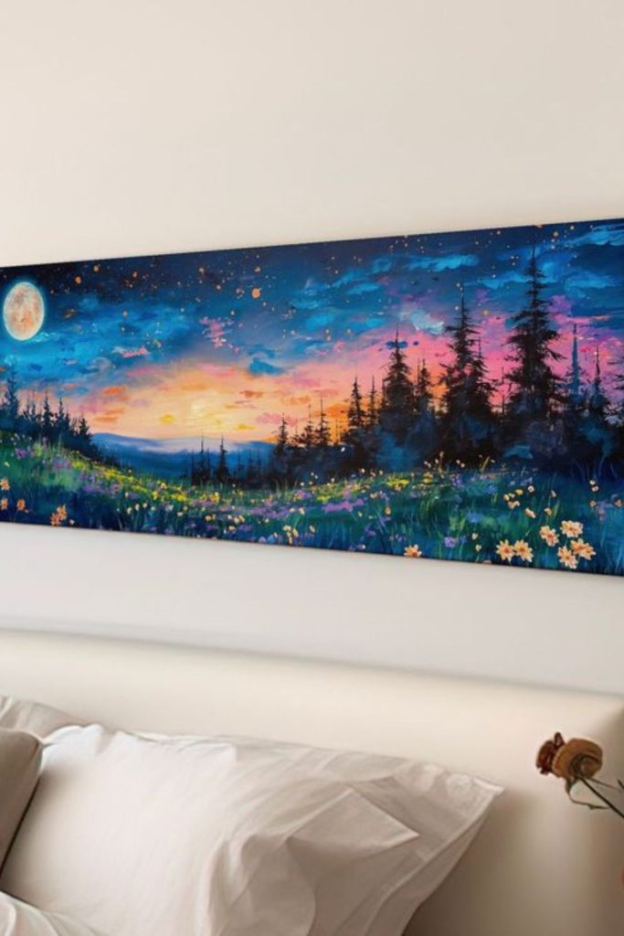 Green violet mist with subtle sparks