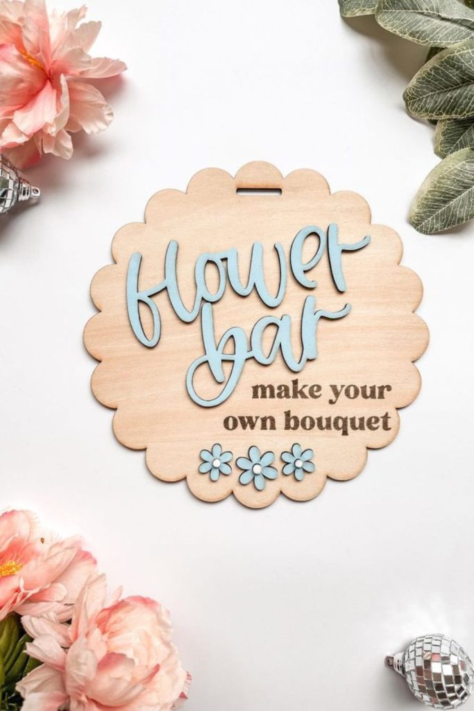 Azaleas spilling over rustic wooden boards