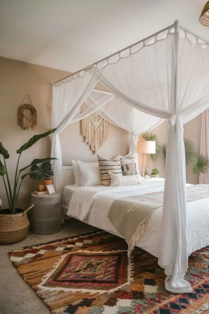 Eclectic colorful fabrics and cushions stacked