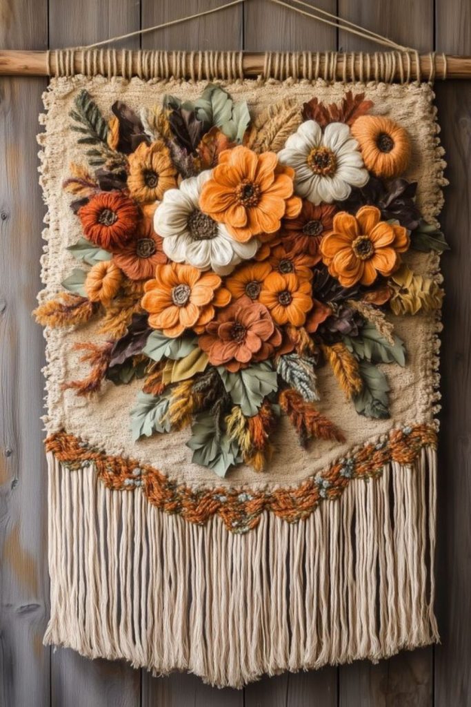 Sunflowers macrame ropes casual vibe