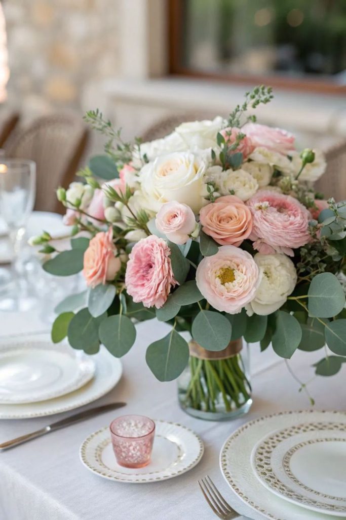 Bubblegum peonies and pastel ranunculus