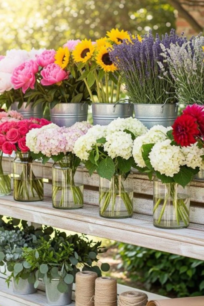 Coastal breeze seaside flower bar.