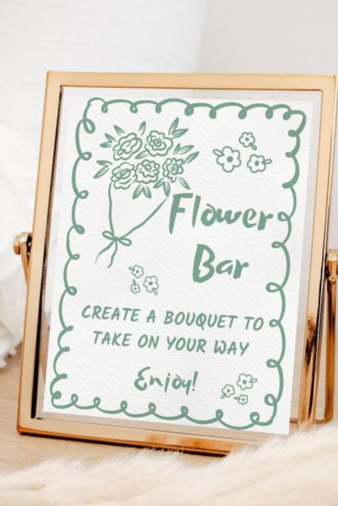 Small daisies floating across aged timber