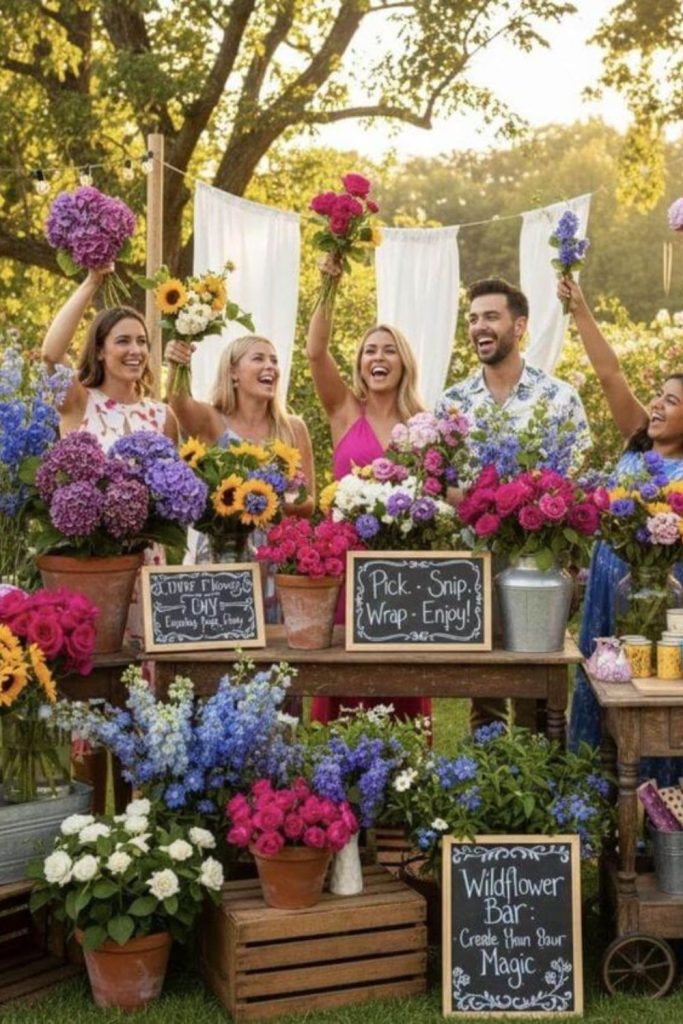 Festival fringe boho bloom bar.