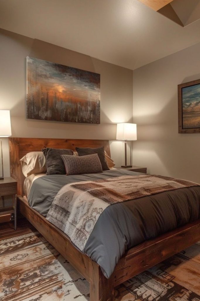 Ochre and bronze streams glow softly